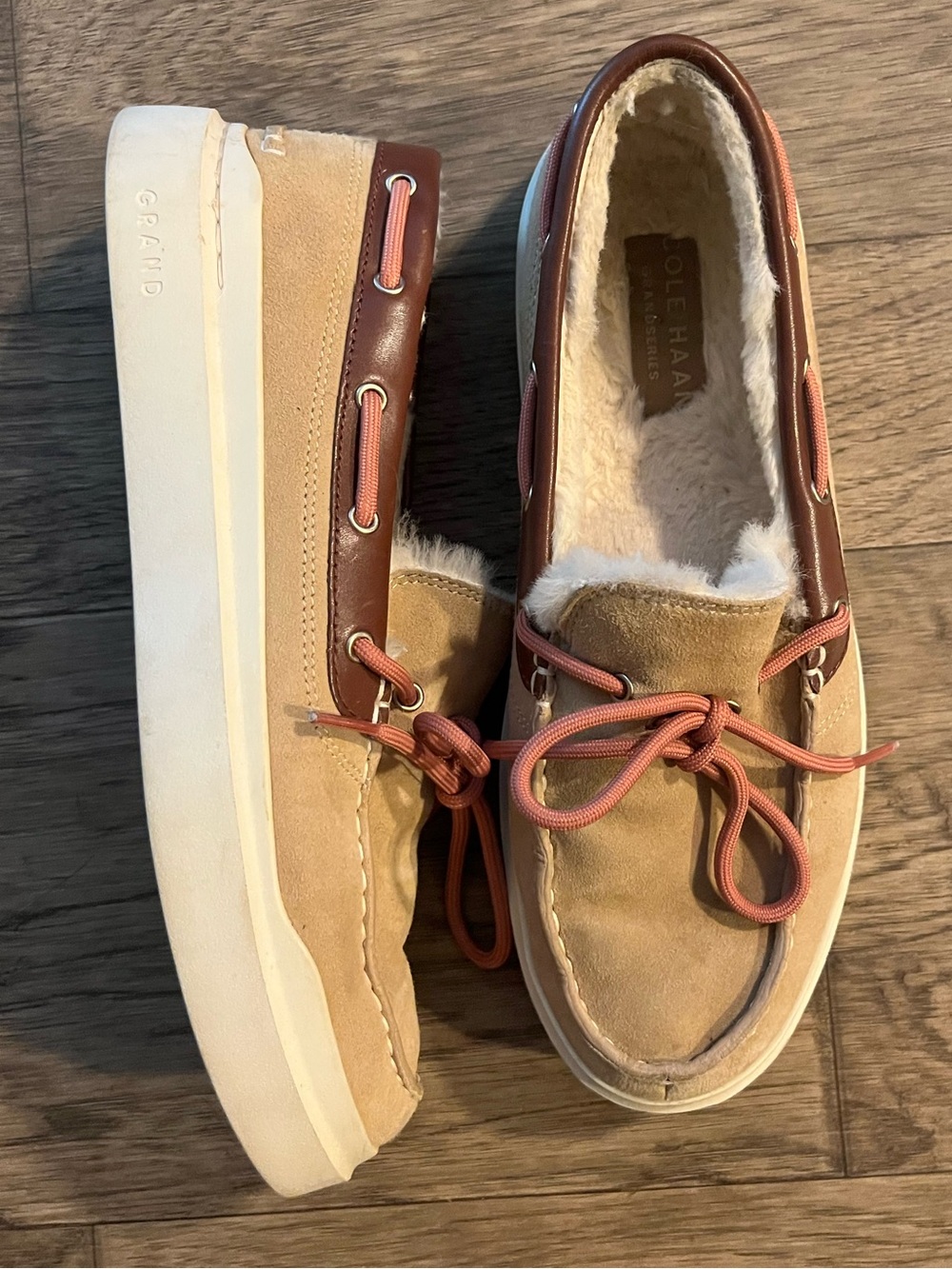 Cole Haan Grandpro Rally Shearling Moccasin